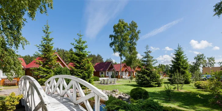 Hotel či domek u Baltu a jezera Bukowo: neomezený wellness, polopenze nebo snídaně