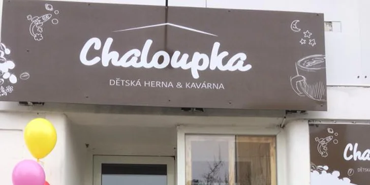 Neomezený vstup pro dítě do dětské herny a kavárny Chaloupka: dospělí zdarma