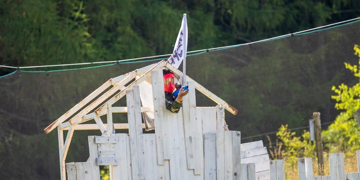 Paintball pro děti i dospělé: půjčení vybavení, 120min. hra a pro děti menší kuličky, které nebolí