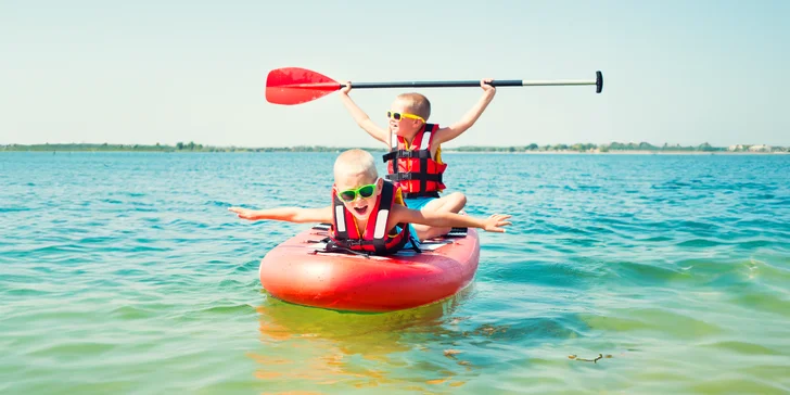 Půjčení paddleboardů na den, víkend i na týden nebo dva: vč. příslušenství
