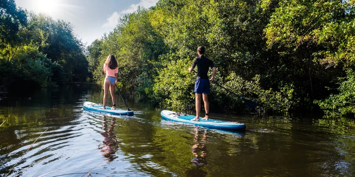 Půjčení paddleboardů na den, víkend i na týden nebo dva: vč. příslušenství
