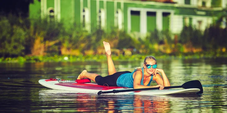 Půjčení paddleboardů na den, víkend i na týden nebo dva: vč. příslušenství