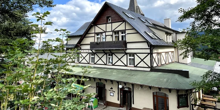 Pobyt v Karpaczi: hotel hned u známého kostela Wang, snídaně či polopenze a wellness