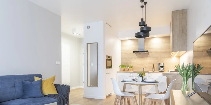 Moderní apartmány v severním Polsku: kousek od moře, neomezený wellness i možnost snídaní