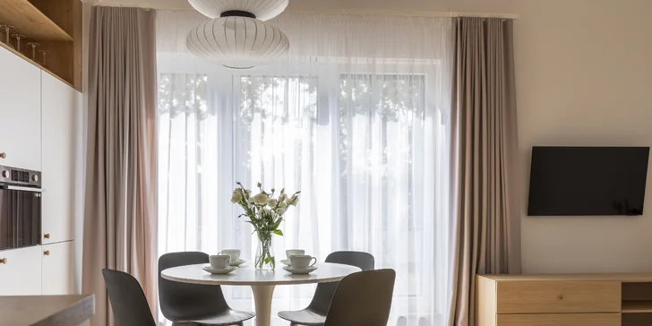 Moderní apartmány v severním Polsku: kousek od moře, neomezený wellness i možnost snídaní