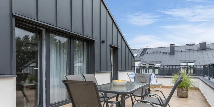 Moderní apartmány v severním Polsku: kousek od moře, neomezený wellness i možnost snídaní