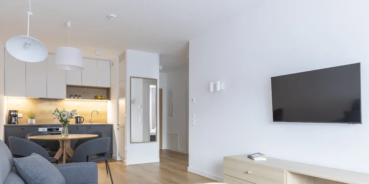 Moderní apartmány v severním Polsku: kousek od moře, neomezený wellness i možnost snídaní
