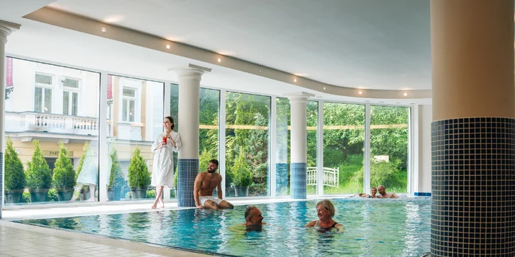 Pobyt v Mariánských Lázních: snídaně či polopenze a neomezený wellness