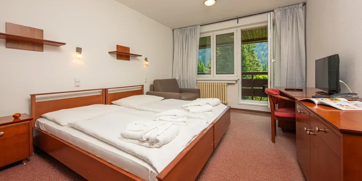 Rodinný pobyt v Tatrách: polopenze, wellness i výhled na Chopok