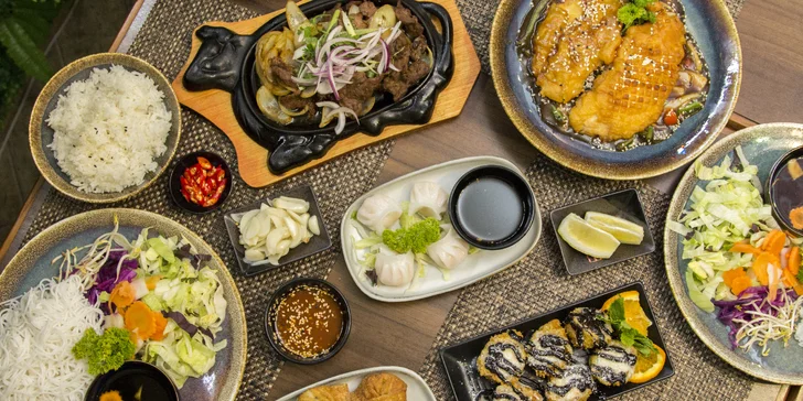 Otevřený voucher do asijské restaurace v centru Brna v hodnotě 500 až 10 000 Kč