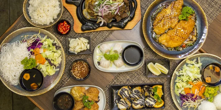Otevřený voucher do asijské restaurace v centru Brna v hodnotě 500 až 10 000 Kč