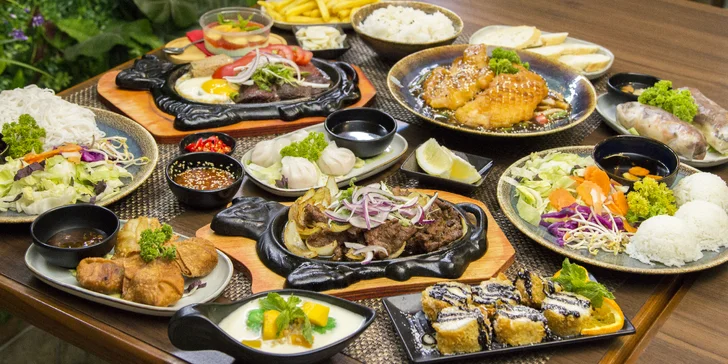 Otevřený voucher do asijské restaurace v centru Brna v hodnotě 500 až 10 000 Kč