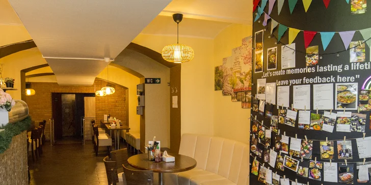 Otevřený voucher do asijské restaurace v centru Brna v hodnotě 500 až 10 000 Kč