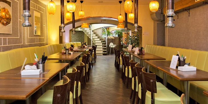 Otevřený voucher do asijské restaurace v centru Brna v hodnotě 500 až 10 000 Kč