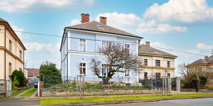 Pohoda ve Východních Čechách: pobyt v Opočně v secesní vile pro pár či rodinu