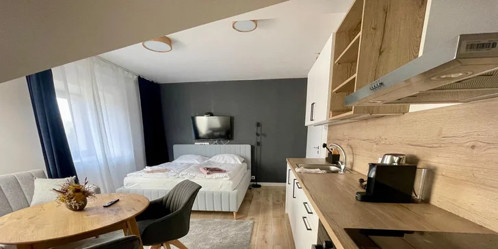Krásné apartmány na Šumavě až pro 4 osoby i balíčky s privátním wellness