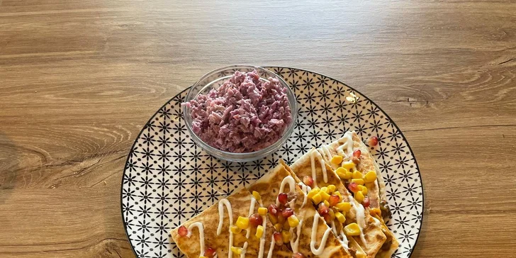 Sendvič nebo quesadilla podle výběru pro 1 či 2 osoby