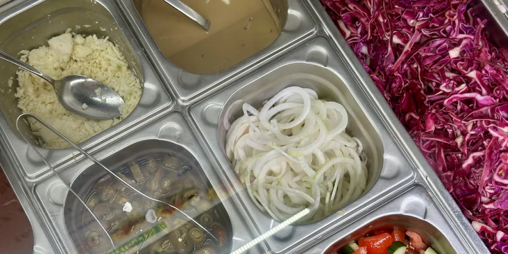 Kebab box s rýži či hranolky nebo dürüm tortilla s nápojem pro jednoho i dva