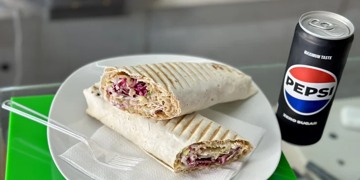 Kebab box s rýži či hranolky nebo dürüm tortilla s nápojem pro jednoho i dva