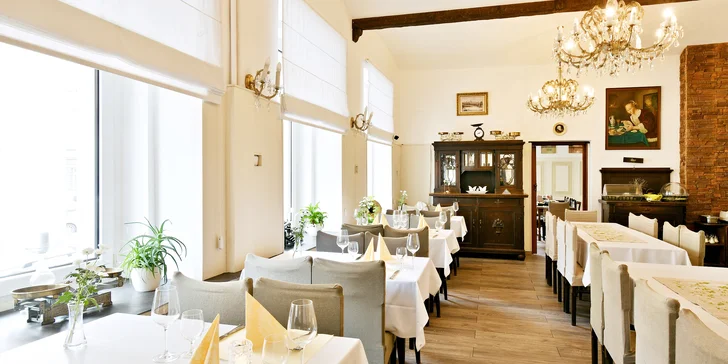 Tříchodové menu pro dva s možností vinného párování: tilápie, krůtí sous-vide i fritovaná zmrzlina