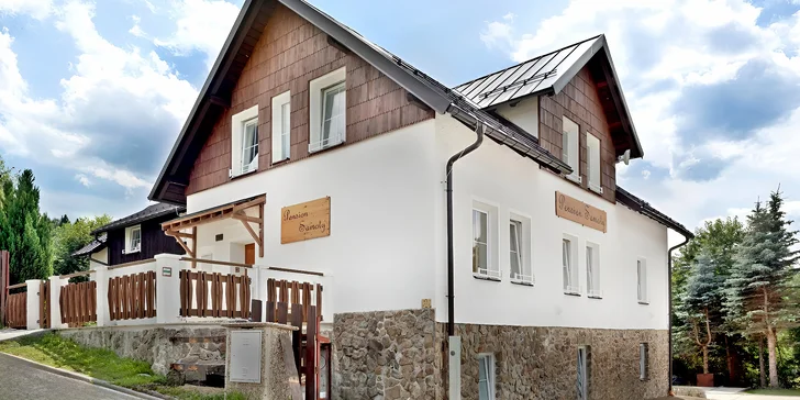 Příjemný penzion na Šumavě se snídaněmi a venkovním bazénem