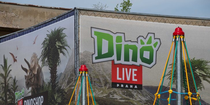 Vstupenky do parku DinoLive s pohyblivými dinosaury v životních velikostech