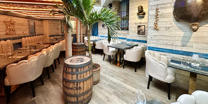 Tříchodové kubánské menu i s drinky nebo vínem podle výběru pro 2 osoby