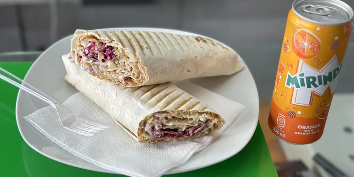 Kebab box s rýži či hranolky nebo dürüm tortilla s nápojem pro jednoho i dva