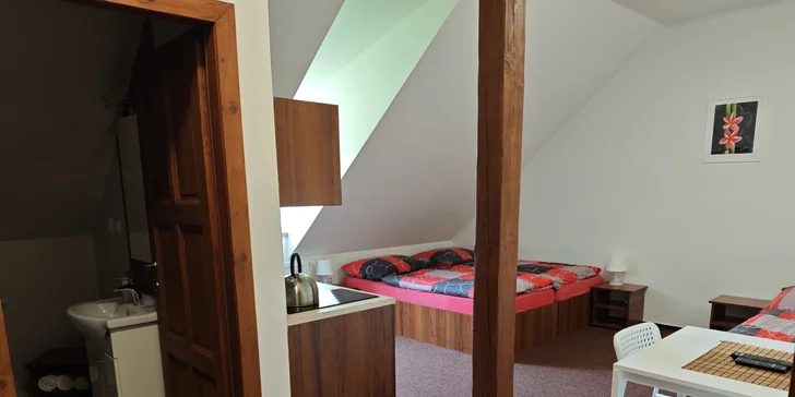 Apartmány na horské chatě v Jeseníkách vč. domácí stravy a neomezeného wellness s bazénem