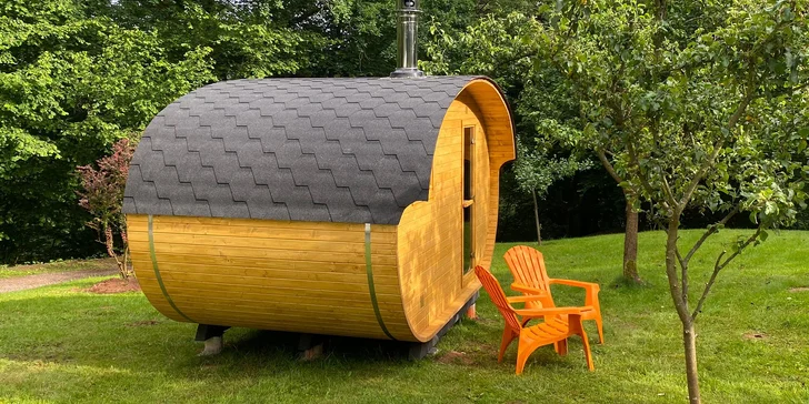 Útulný tiny house v přírodě Podkrkonoší až pro 4 osoby