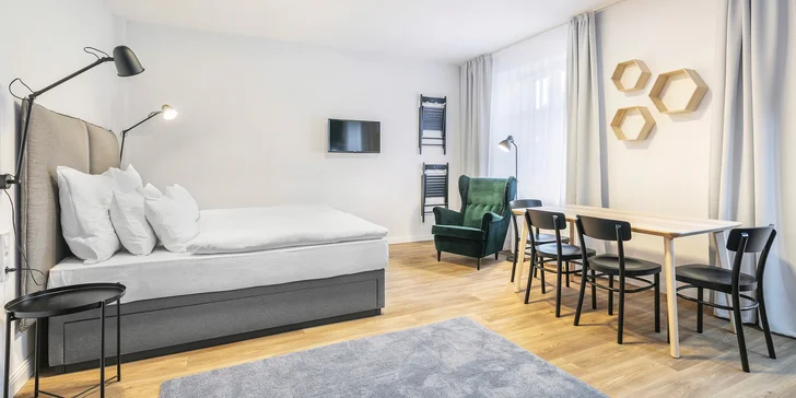 Moderní apartmány v Liberci v blízkosti Babylonu i náměstí s radnicí