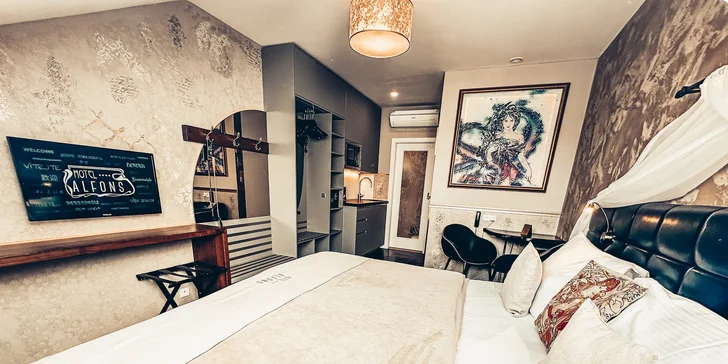 S láskou do Prahy: 4* hotel v centru, snídaně, láhev sektu i romanticky vyzdobený pokoj
