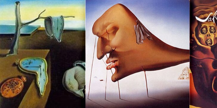 Vstupenky na výstavy Salvador Dalí a Alfons Mucha