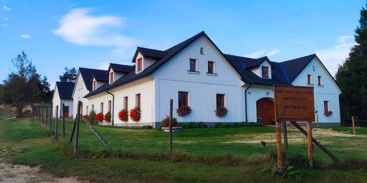 Pobyt v příjemném apartmánu v České Kanadě až pro 5 osob