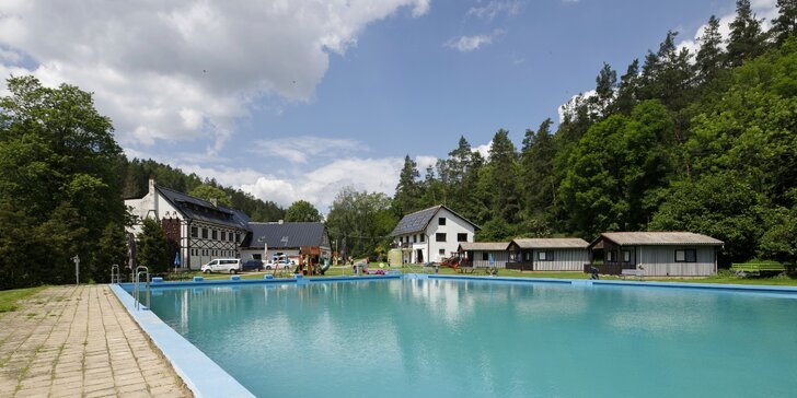 Pohodová dovolená na Křivoklátsku s bazénem a spoustou aktivit