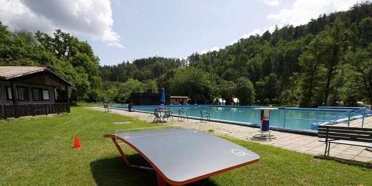 Pohodová dovolená na Křivoklátsku s bazénem a spoustou aktivit