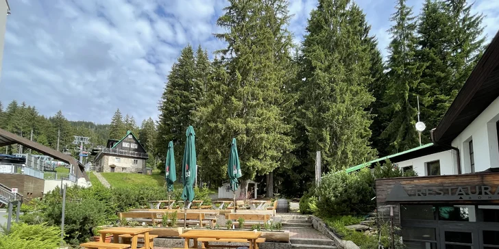 Aktivní dovolená se snídaní přímo v areálu Ski&bike Špičák