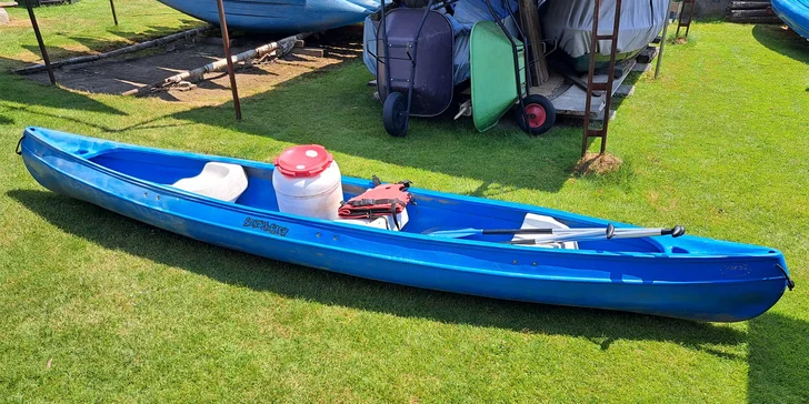 Pronájem kánoe pro 2-3 osoby nebo paddleboardu pro jednoho: včetně příslušenství