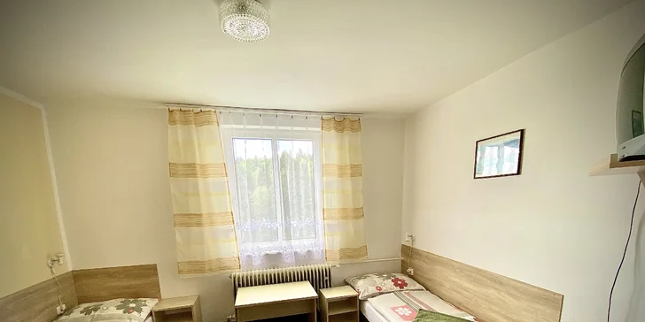 Jednoduché ubytování na Šumavě se snídaní pro 2–4 výletníky