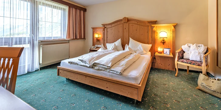 Aktivní dovolená v tyrolském údolí Pitztal: polopenze, neomezený wellness i karta slev