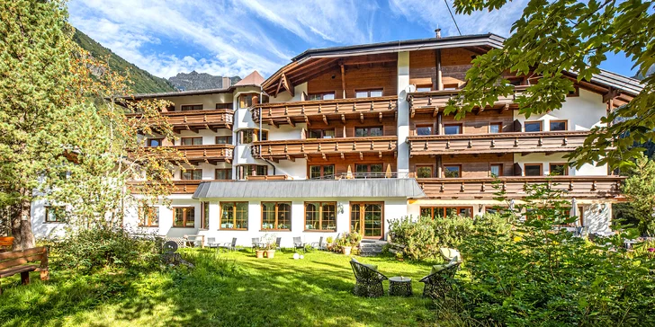 Aktivní dovolená v tyrolském údolí Pitztal: polopenze, neomezený wellness i karta slev