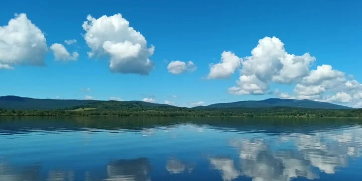 Apartmány v Horní Plané s výhledem na Lipno: venkovní posezení s grilem, infrasauna