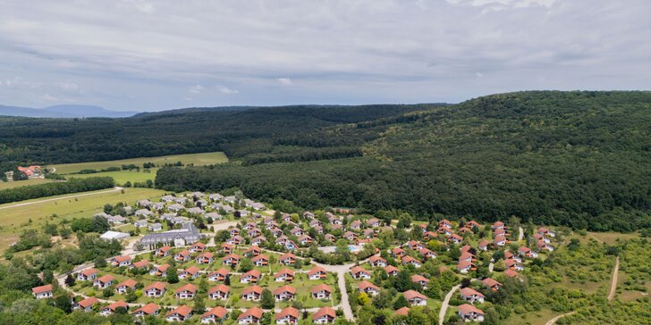 Relax pro rodinu nebo partu přátel blízko Budapešti: neomezeně wellness, možnost polopenze a slevy, děti zdarma