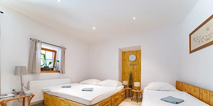 Apartmán nebo pokoj na farmě na západním Slovensku: zvířata, privátní wellness a snídaně