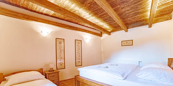 Apartmán nebo pokoj na farmě na západním Slovensku: zvířata, privátní wellness a snídaně