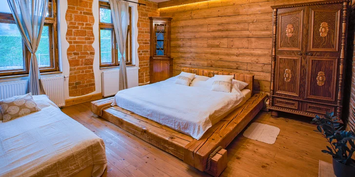 Apartmán nebo pokoj na farmě na západním Slovensku: zvířata, privátní wellness a snídaně