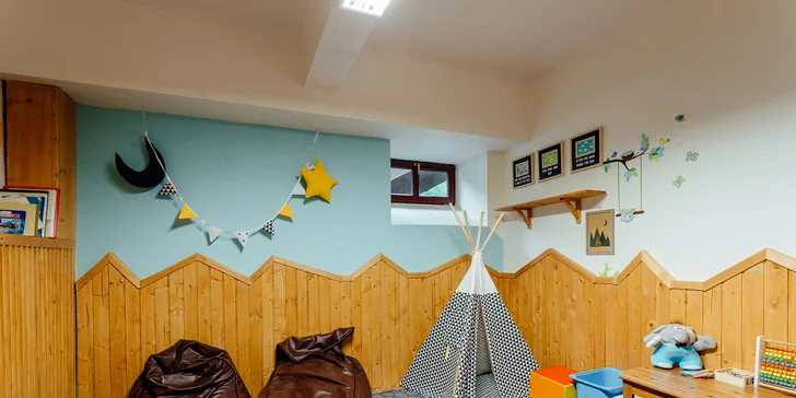 Horský hotel v Nízkých Tatrách: snídaně či polopenze, neomezené wellness a funzóna pro děti
