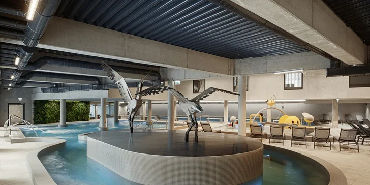 Luxusní 5* resort u Mazurských jezer: obří aquapark se saunami, polopenze i možnost spa procedur