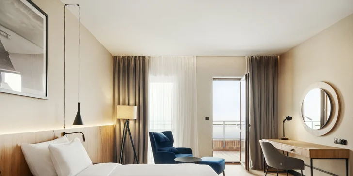 Luxusní 5* resort u Mazurských jezer: obří aquapark se saunami, polopenze i možnost spa procedur