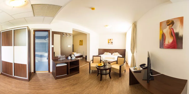 Pobyt u Slunečných jezer s polopenzí a wellness